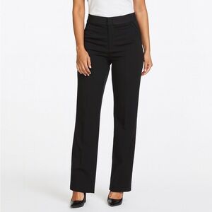 Alvin Valley Black Satin Stripe Tuxedo Pants